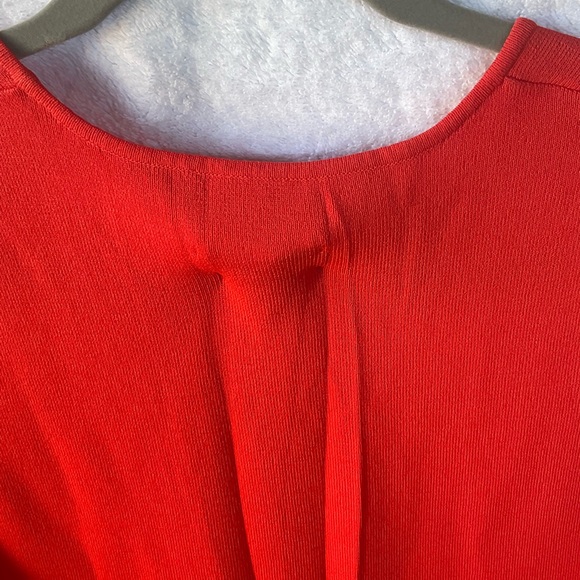 Chico’s Design Apparel Annie Sleeveless Knit Tangelo Red; NWT; M/8 - Picture 5 of 11